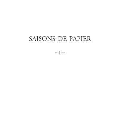 Saisons de papier