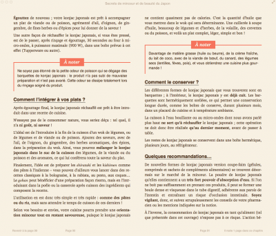 Secrets santé et minceur du Japon, Sophie Ortega