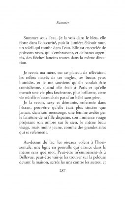 Summer, Monica Sabolo, éditions Jean-Claude Lattès