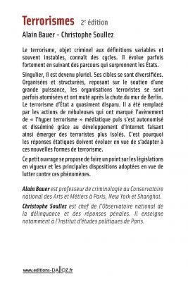 Terrorismes, C. Soulle, A. Bauer, Dalloz